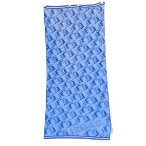 VTG Y2K Textured Dolphin Hawaii Beach Towel Maiden Sunshine Corp Brazil 28x58